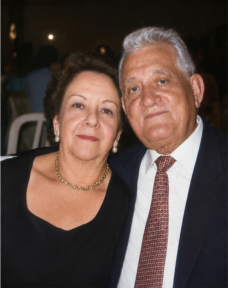 Dona Betinha e o Marido Antônio Gasparino